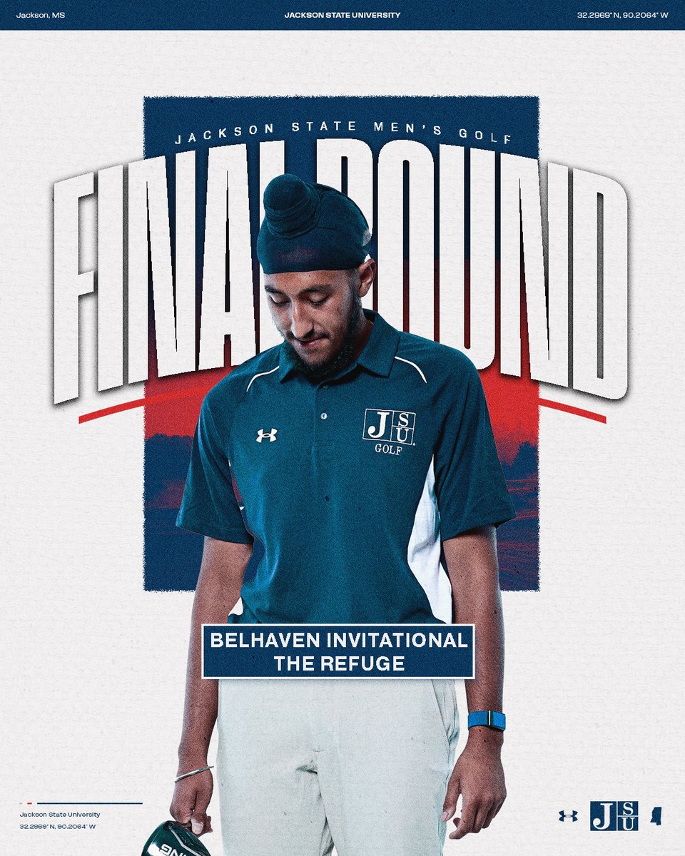 gojsutigersgolf's tweet image. FINAL ROUND‼️

🆚 | Belhaven Invitational
📍 | Flowood, Miss.
⛳️ | The Refuge
⏰ | 9 a.m.
📶 | bit.ly/47Kvovt

#TheeILove | #BleedTheeBlue | #TheeFormula