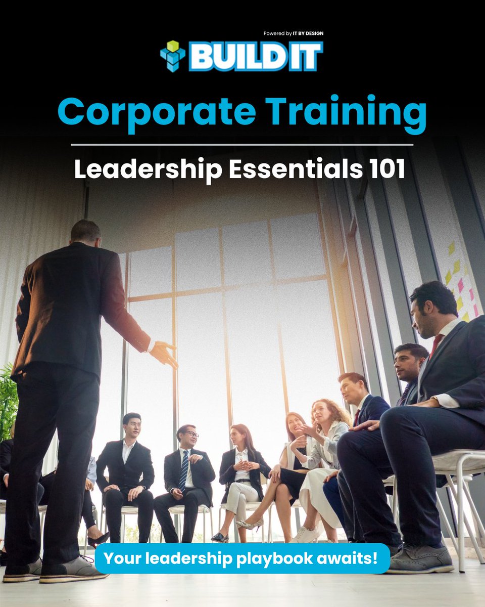 BuildIT_U's tweet image. A title doesn’t make a leader; clarity, empathy, and resilience do. Corporate Leadership Training helps you communicate better, make confident decisions, and lead lasting change. Step up and lead with impact: hubs.ly/Q03QhZgS0

#LeadershipGrowth #ExecutiveLeadership