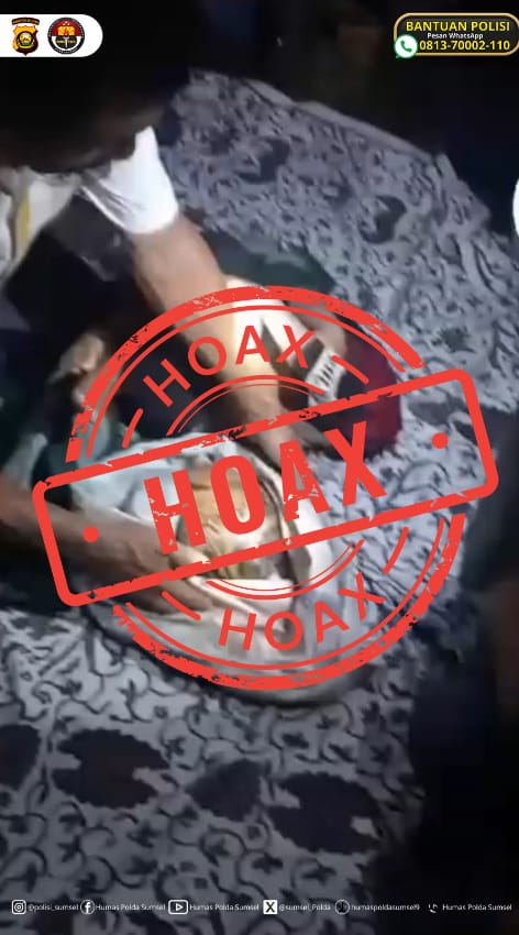 *(DISINFORMASI) Penculikan anak oleh sejumlah orang saat sepulang sekolah di Jl Puding, Lr Sehat, Kecamatan Ilir Timur I, Palembang*

sumsel.tribunnews.com/palembang/9937…

Saring Sebelum Sharing