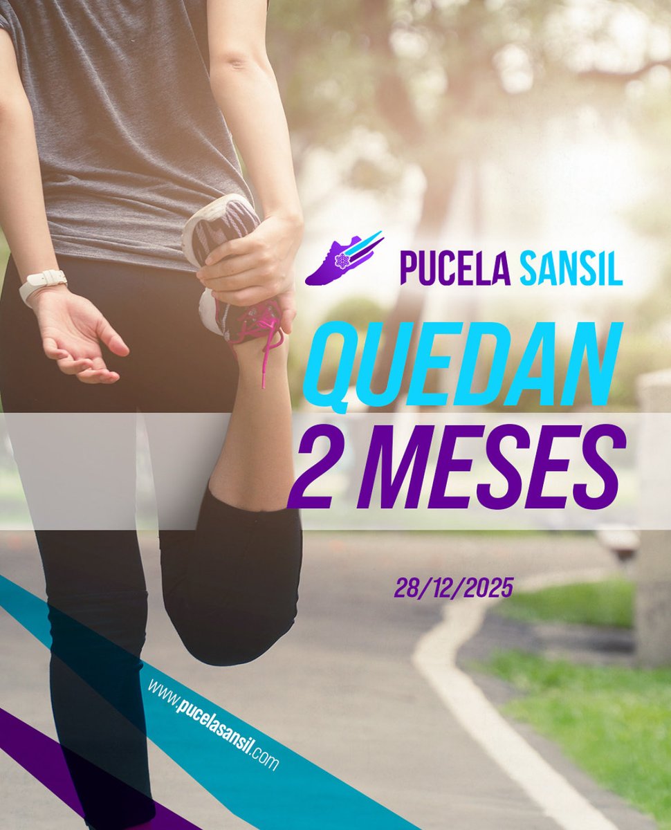 ⏰¡Dos meses!
Os prometemos un ambiente espectacular. ¿Te apuntas?🏃🏻‍♂️💜

🔗pucelasansil.com