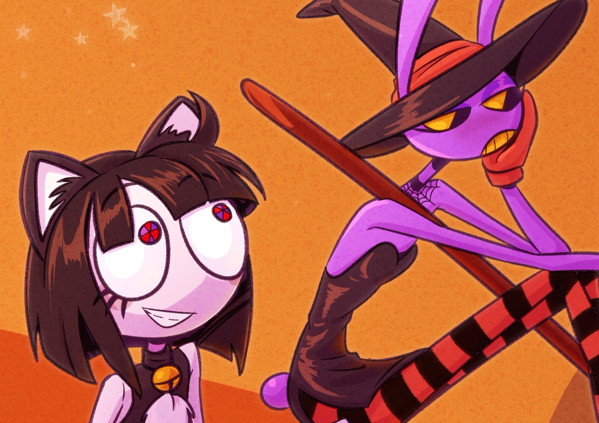 screaming_alice's tweet image. Pomni: Wow... beautiful
Jax: Yeah... whatever
Pomni: I didn&apos;t mean the stars 😏

#tadc #TheAmazingDigitalCircus #funnybunny #tadcjax #tadcpomni #halloweenart