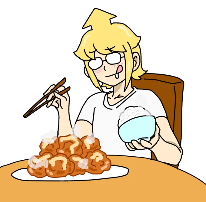 リクエスト 唐揚げ いつもマヨとレモンかけてます