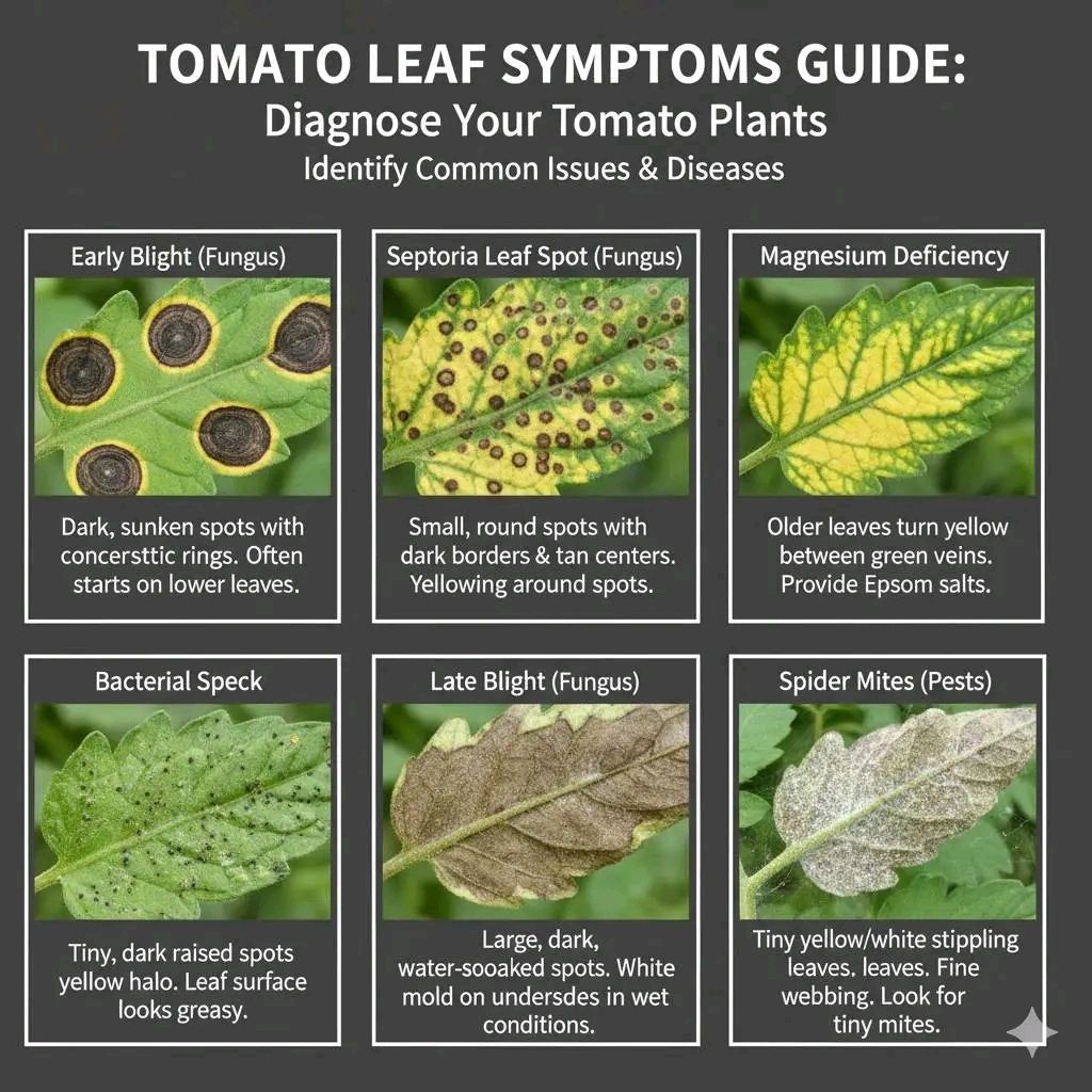 PotliNews's tweet image. अगर आप भी टमाटर की खेती करते हैं? तो ये ज़रूर पढ़ें 👇

फसल में Early Blight, Septoria Leaf Spot, Late Blight जैसी Fungal बीमारियों से बचाव के लिए:
 स्प्रे करें Mancozeb 75% WP या Chlorothalonil 75% WP

अगर संक्रमण बढ़ जाए तो: Metalaxyl + Mancozeb का प्रयोग करें।

Bacterial Speck…