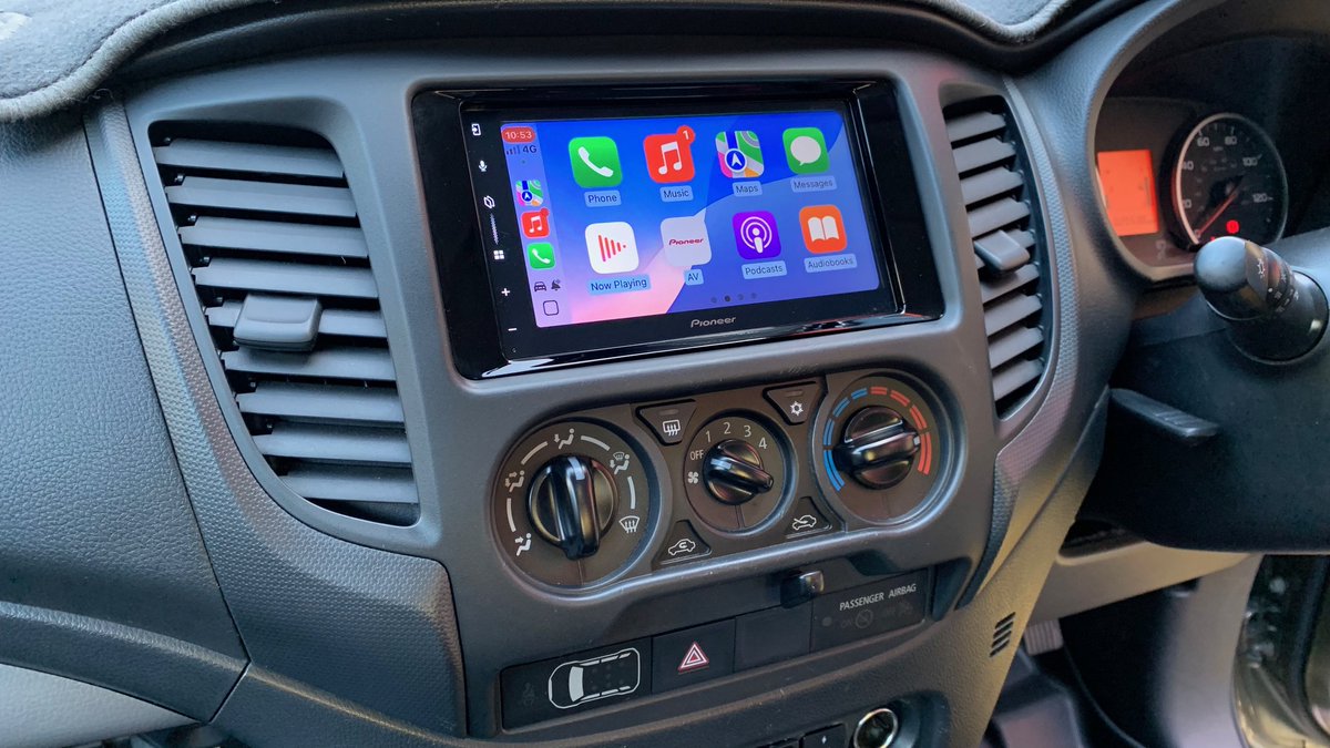 dynamic_audio's tweet image. This 2017 Mitsubishi L200 beast just got a serious upgrade! 

We’ve fitted a Pioneer SPH-DA77DAB for crystal-clear sound, CarPlay &amp;amp; Android Auto, all seamlessly installed using the Connects2 CTKMT12 fitting kit for that perfect factory finish.

@PioneerUK @Connects2 @MitsubishiUK