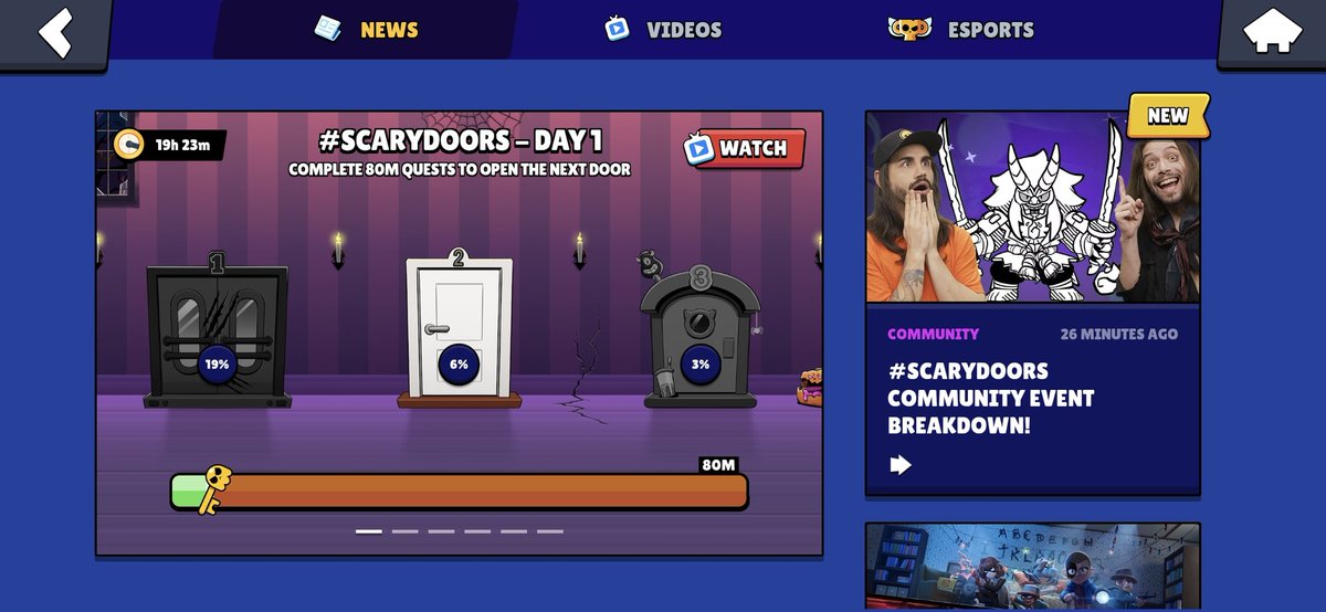 Maybelegendar's tweet photo. For Day-1 
Door 2 is the plan....
#BrawlStars
#ScaryDoors https://t.co/TqN92TORsd