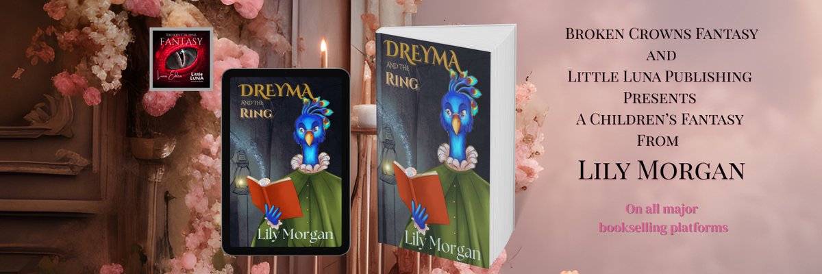 Dreyma and the Ring 1 of 3
<a href="/b00k5helf/">💜Lily Morgan💜 Children's Fantasy Author💜</a> 
Dreyma is a girl with a hidden talent—she can see the future. But she could never have predicted the chaos that awaits her: her father’s unexpected imprisonment and her journey to live with a four-hundred-year-old orc.