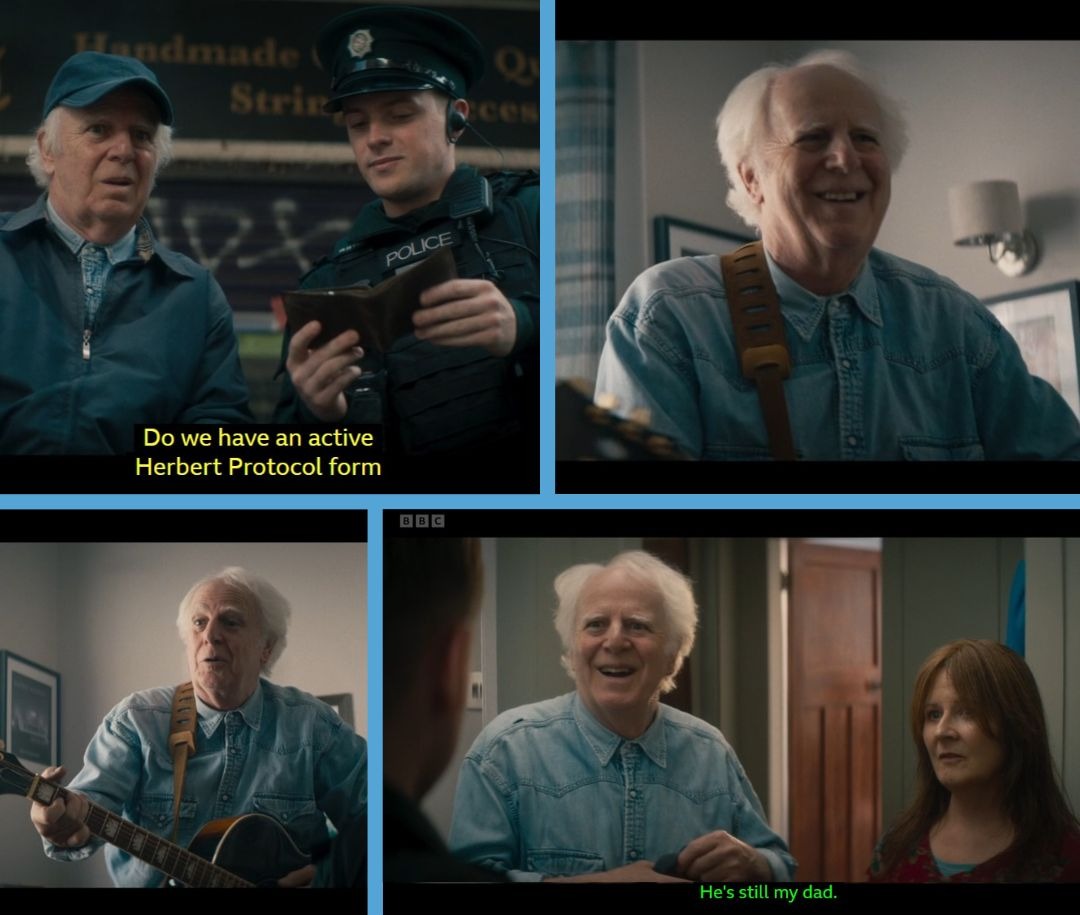 Dementia_NI's tweet image. Last night&apos;s #BlueLights had a #storyline about the #HerbertProtocol, which our members helped bring to N.I. Our thanks to @BBCnireland, the writers &amp;amp; producers for inviting our member Martin to advise how a character with #dementia should be portrayed. #Watch Ep.5 on @BBCiPlayer