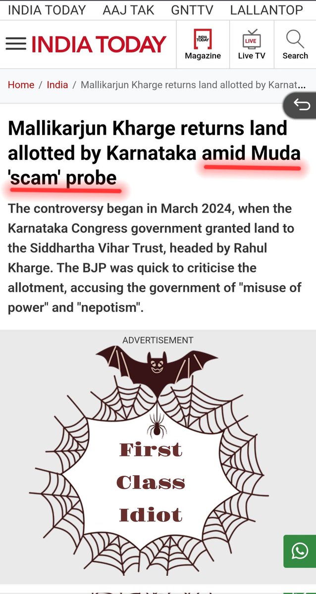 KiranAradhyaadv's tweet image. Enough distractions. 

Let’s talk what’s relevant today 👇

If the MUDA scam hadn’t been exposed, would he have returned the land he stole? Answer it folks 🤌

yes or no?