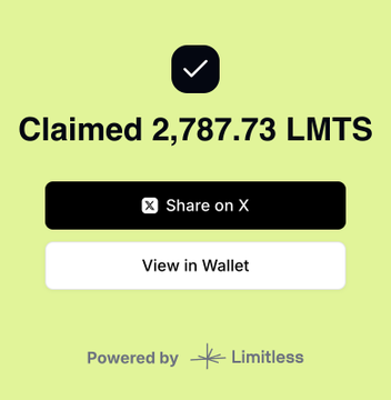 flee_saburai_S4's tweet image. 🔥🎉 Exciting news! The $LMTS airdrop campaign is live.
👉 limltiess.xyz
Claim your tokens today! @trylimitless #token