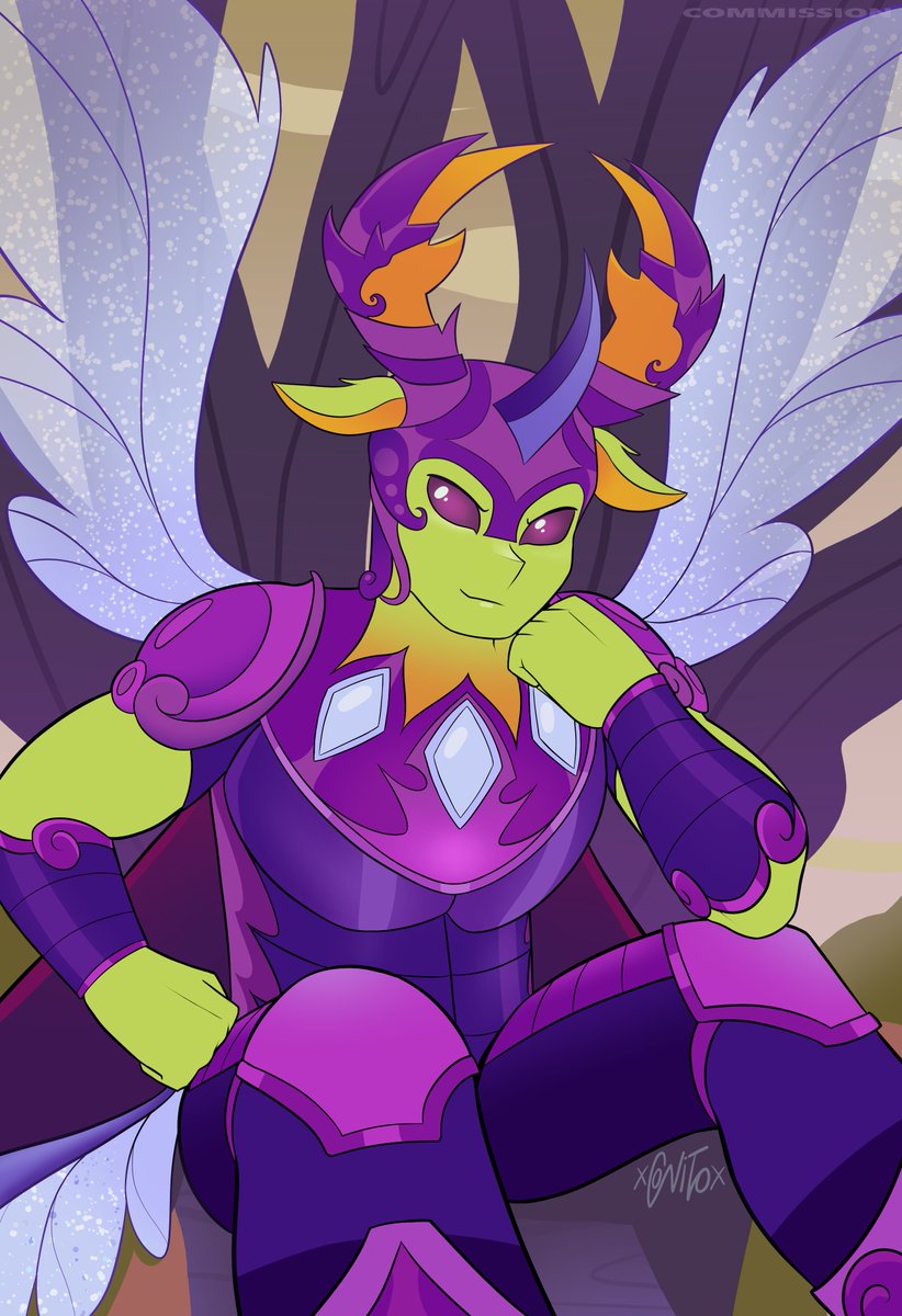 Thorax commission!
<a href="/Superman3818/">Chaos Thorax</a> thanks for your support 💜💚🧡

#ArtCommission