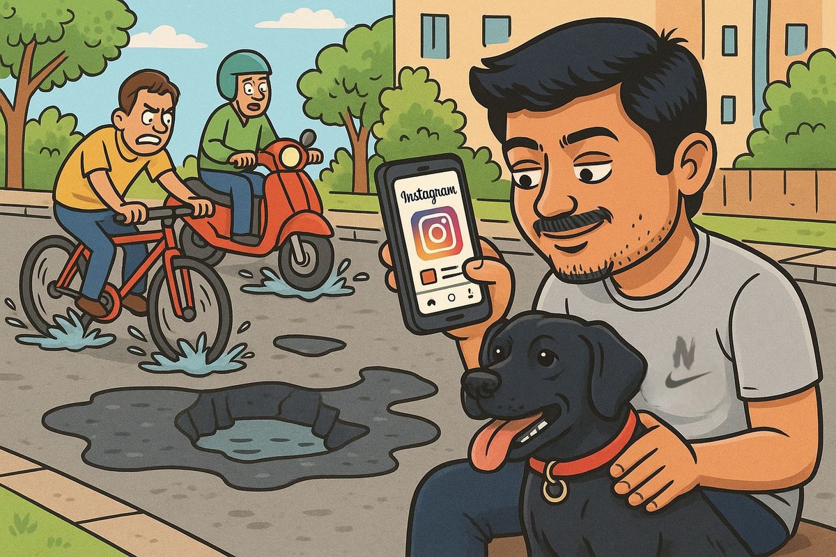 Harish_NS149's tweet image. மக்கள் ரோட்ல நிக்குறான், நீ நாய் மேய்கிறான் 😭😭😭

#SingaraPotholeCHENNAI