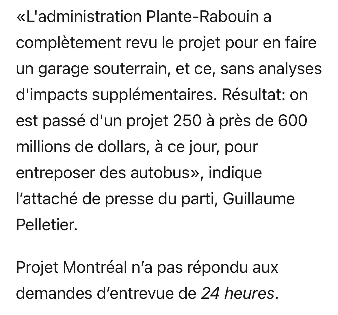 automtl514's tweet image. On voulait un garage d’autobus électriques.
On a eu :
•Un garage pour autobus diesel,
•Sous terre,
•En forme de beigne,
•À 584 millions $,
•“Pour l’acceptabilité sociale”.

Autrement dit : Montréal a payé 330 millions $ de plus pour cacher un garage… parce que ça faisait…