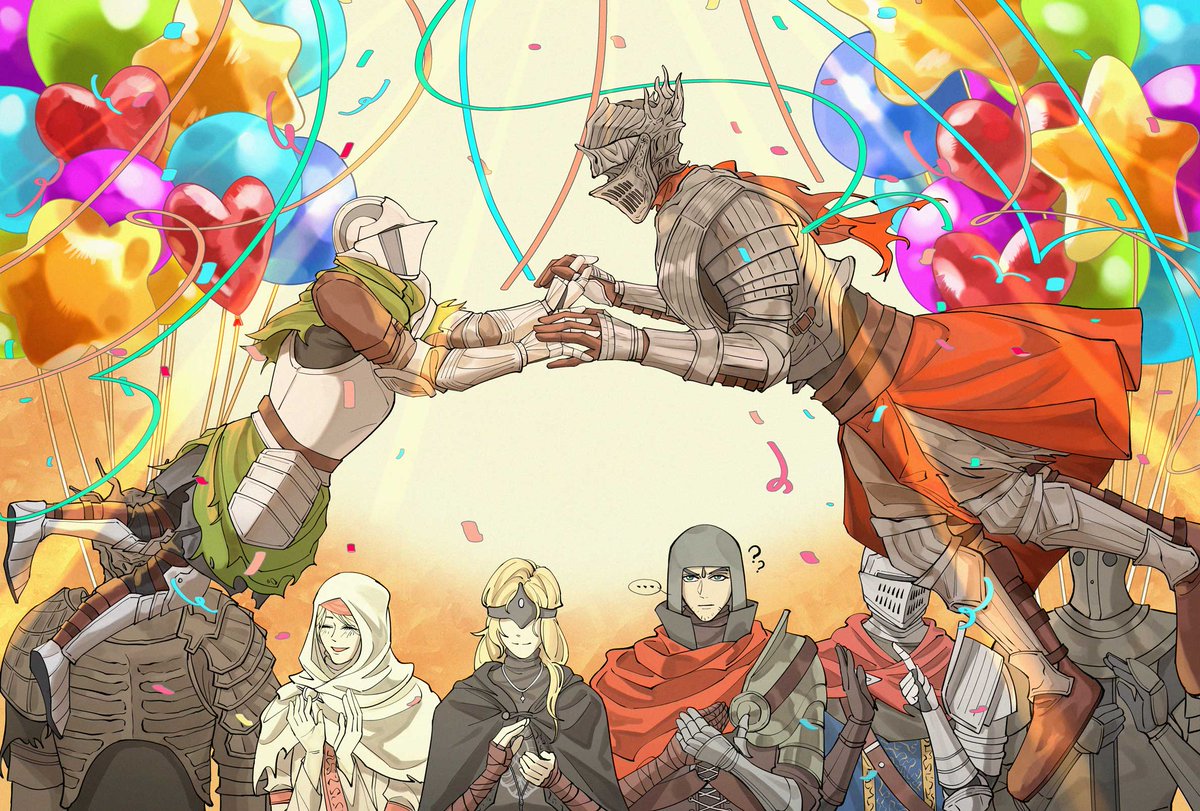 SongY1n's tweet photo. 「It's a happy ending」 ​​​
#DarkSouls #DarkSouls3 https://t.co/65KZO5cqMJ