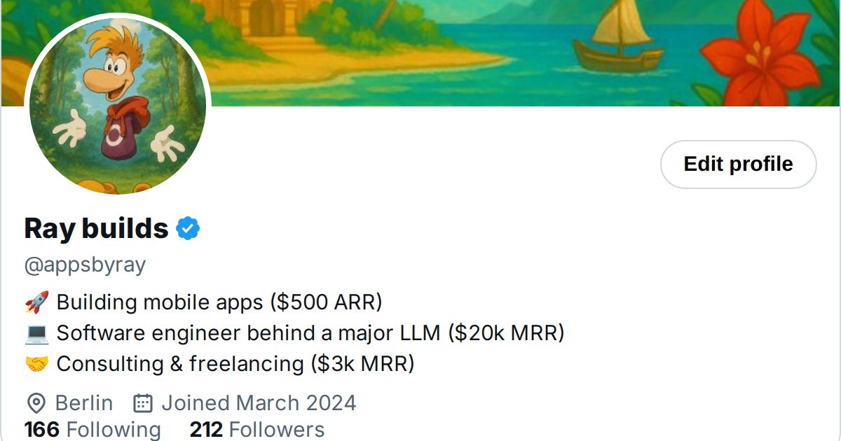 Ray builds tweet media
