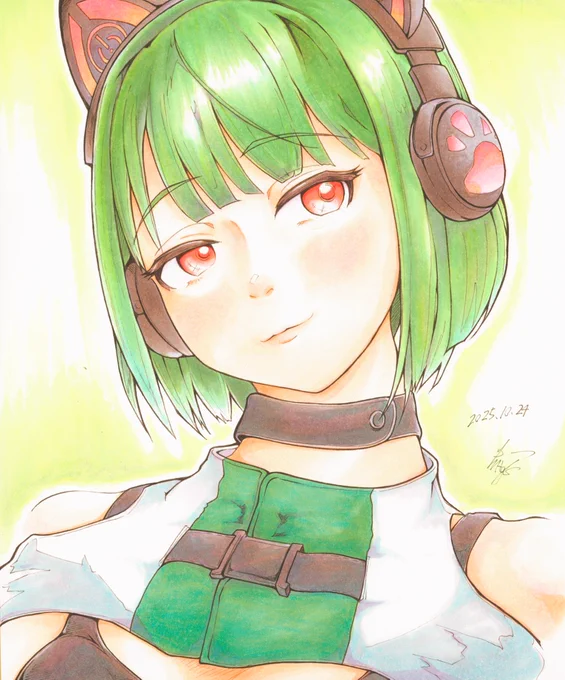 【絵柄!?】 自分の好きな雰囲気で VRCのフレンドを描いてみました! 少しリアルな描き方が好みなので、 コスプレイヤー様の似顔絵とかも 挑戦しながら、絵柄を改善する 予定でございます #VRChat