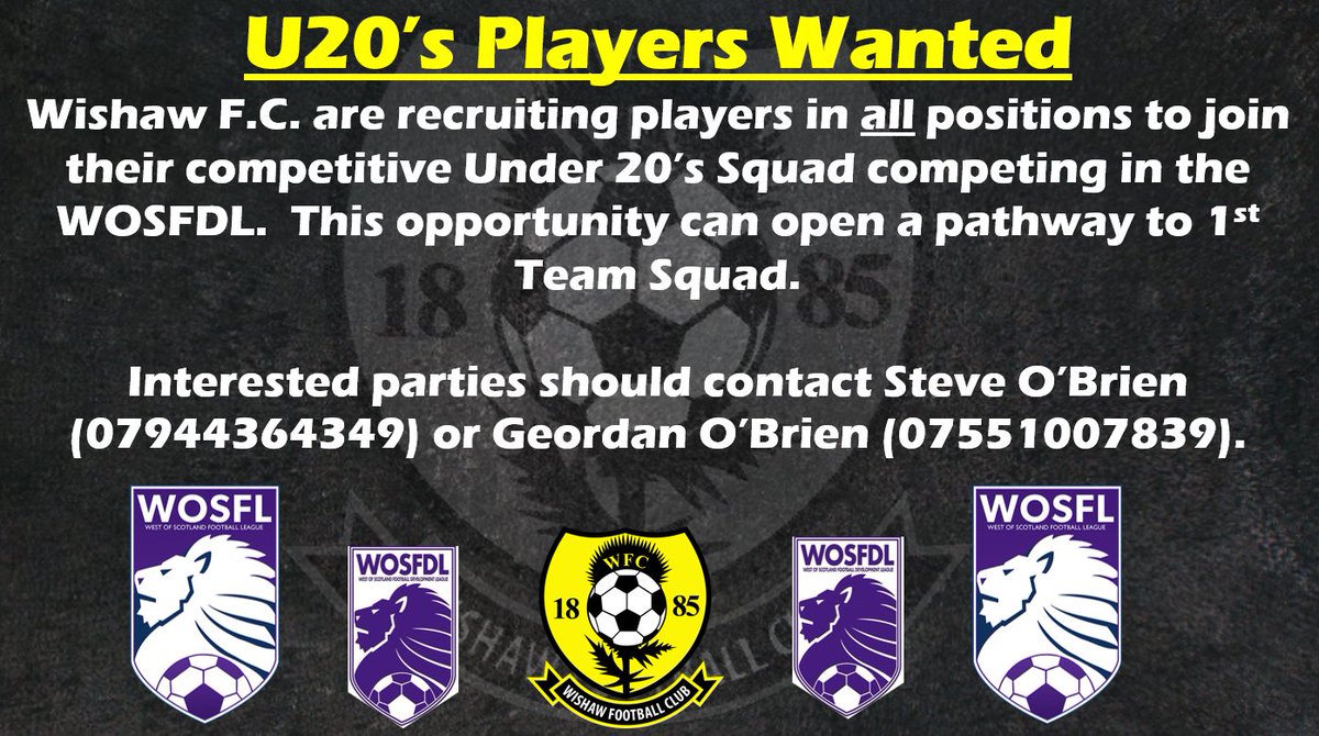 Wishaw Football Club tweet media