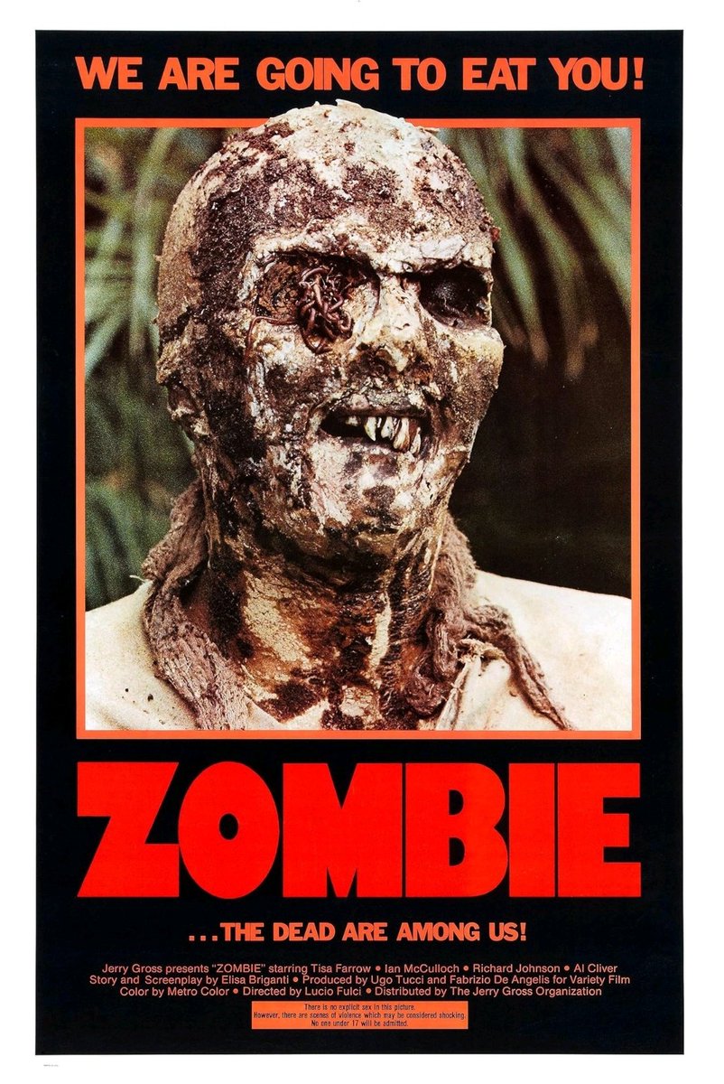 JosepRuz's tweet photo. NUEVA YORK BAJO EL TERROR DE LOS ZOMBIES (1979) de Lucio Fulci es una auténtica maravilla...una película de zombies que pese a tener 46 años tiene unos efectos realmente logrados y creíbles... cabe decir que podremos apreciar una pelea entre un tiburón y un zombie! Alucinante! https://t.co/dHQlumvkyn
