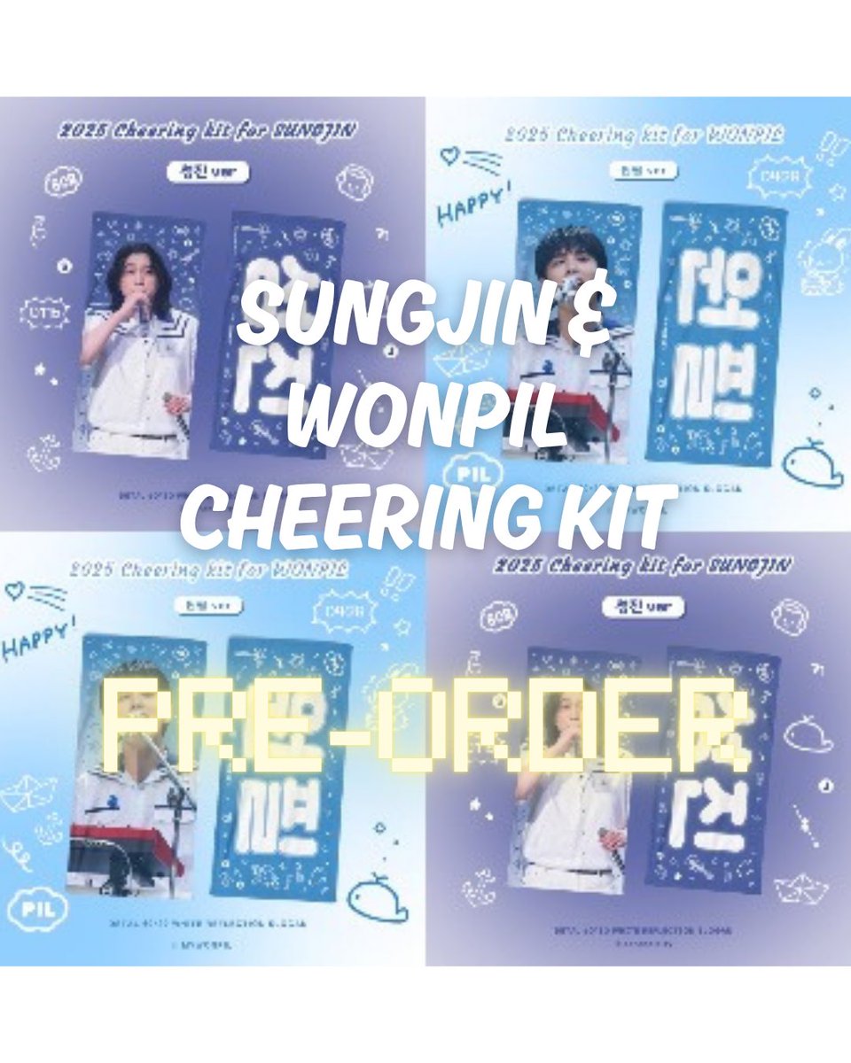 [🇭🇰HK G.O] DAY6 Cheering Kits for SUNGJIN &amp; WONPIL by <a href="/serendipity_S_J/">Serendipity</a> 

{More details on IG}

·截單時間: 2025/11/02 12:00(HKT)
·查詢/訂購詳情IG DM
·詳情和更新以Instagram 內容為準
————
#day6 #데이식스 #day6代購 #sungjin #晟鎮 #성진 #wonpil #金元弼 #원필