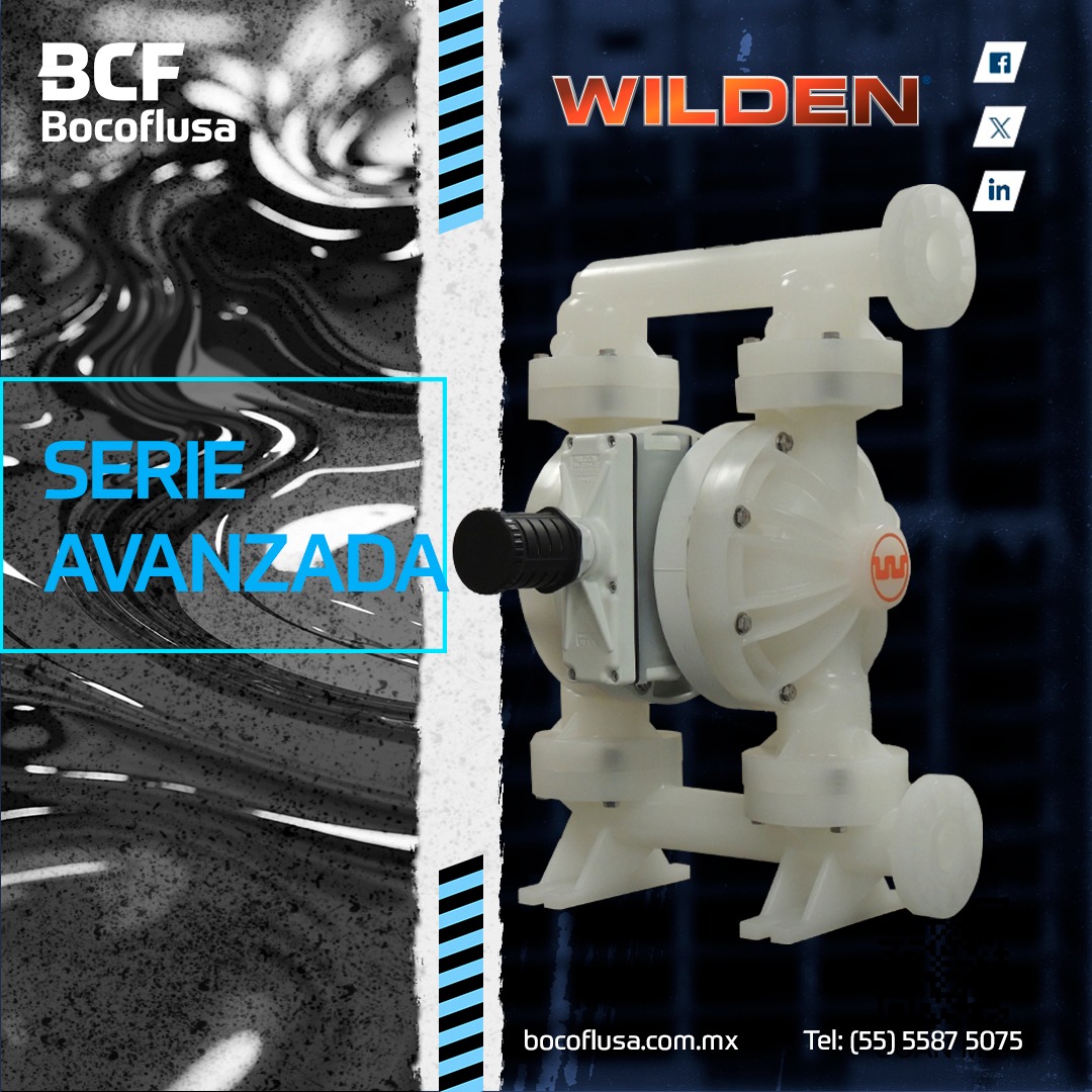 Bomba de doble diafragma Wilden serie avanzada, con diseño interno que reduce la fricción. #Pumps #EquiposDeBombeo #Wilden > bit.ly/43caOAt
<a href="/WildenPump/">WILDEN®</a>