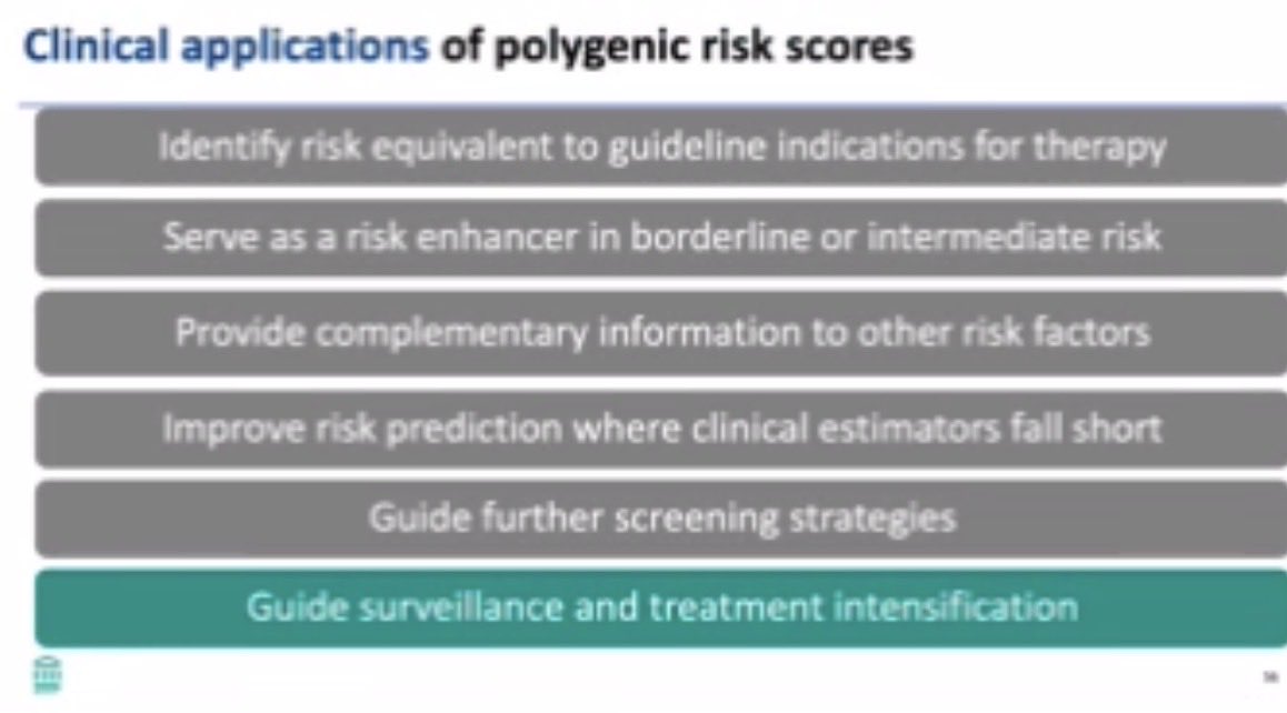 hvanspall's tweet photo. Nice overview on the methods and clinical applications of #Polygenic #Risk #Score in #CVDs by Dr Aniruddh Patel.
Thank you for sharing your expertise @AniruddhPatelMD
#PRS #CAD #PAD #AF #Aortopathy https://t.co/n9r3ktF7Ln