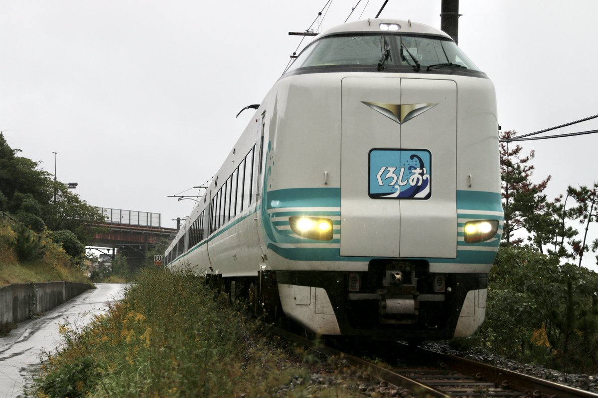 鉄道写真特急くろしお 阪和線 283系 特急くろしお オーシャンアロー 2024/04/11撮影