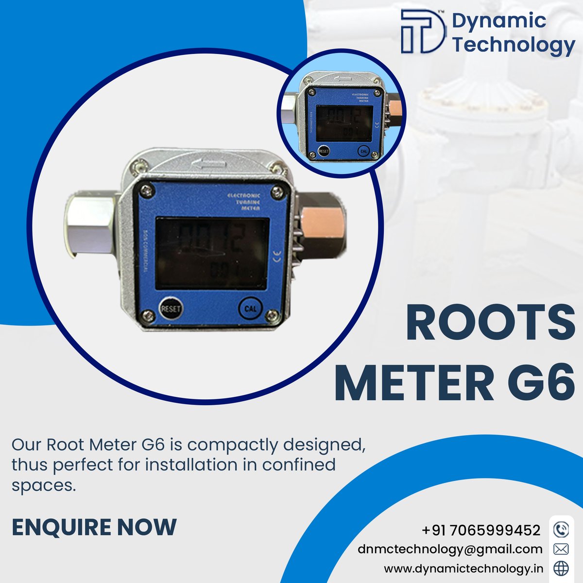 Dynamic_Techn's tweet image. Compact. Accurate. Reliable. ⚙️
📞 Enquire Now: +91 70659 99452
📧 dnmctechnology@gmail.com
🌐 dynamictechnology.in
#DynamicTechnology #RootsMeterG6 #GasMeasurement #CompactDesign #IndustrialSolutions #PrecisionEngineering #Instrumentation #ProcessControl