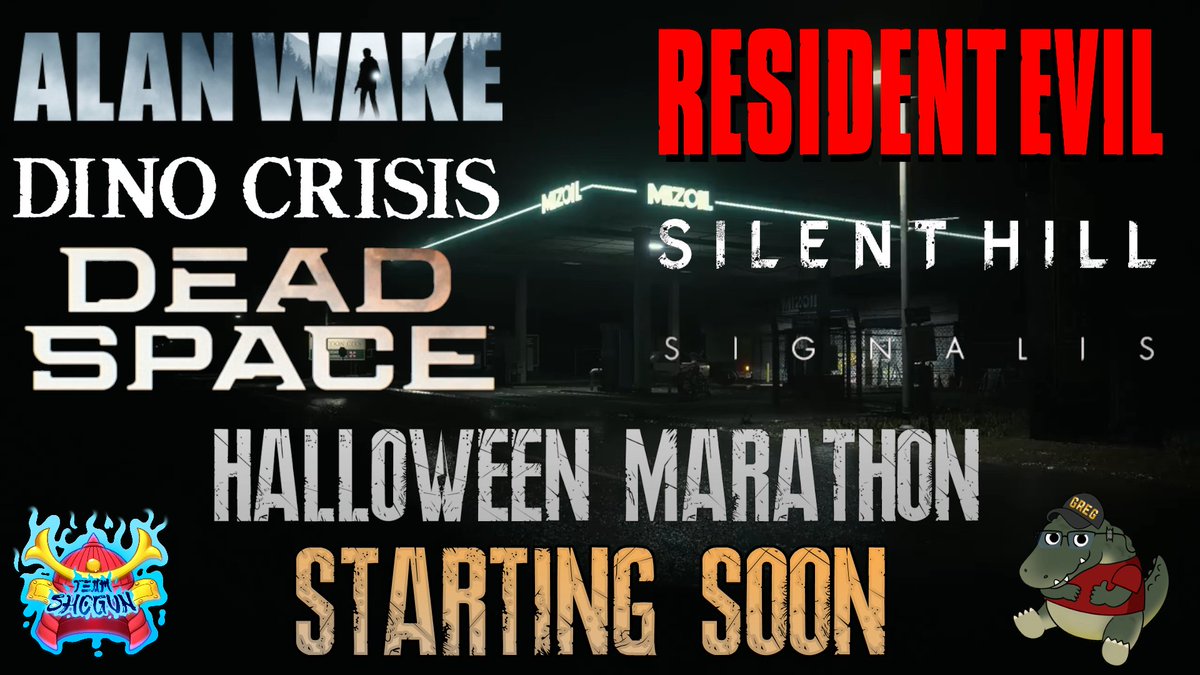 Hello Guys 

Day 18 of Halloween Marathon with  First Playthrough of Dino Crisis is Live NOW !

twitch.tv/unclelander