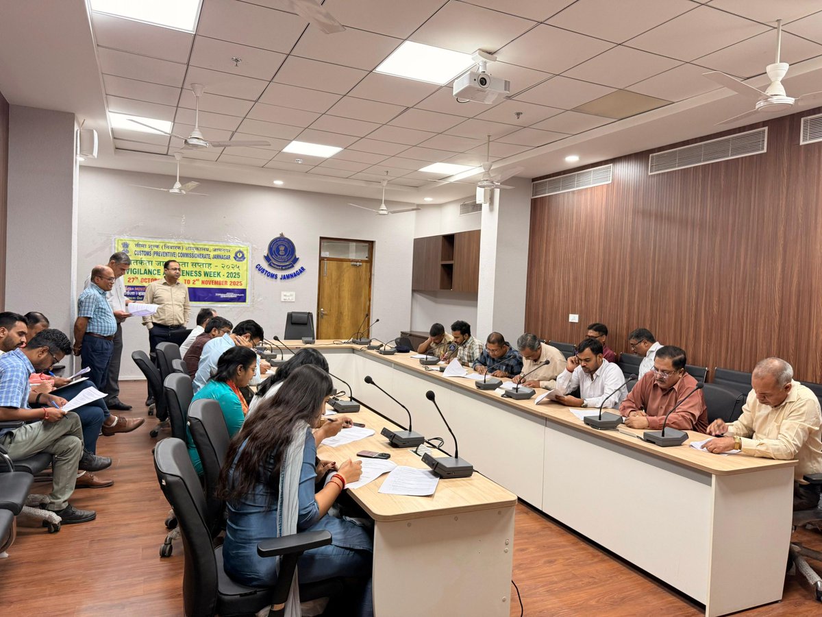Customs (Prev.) Commissionerate - Jamnagar tweet media