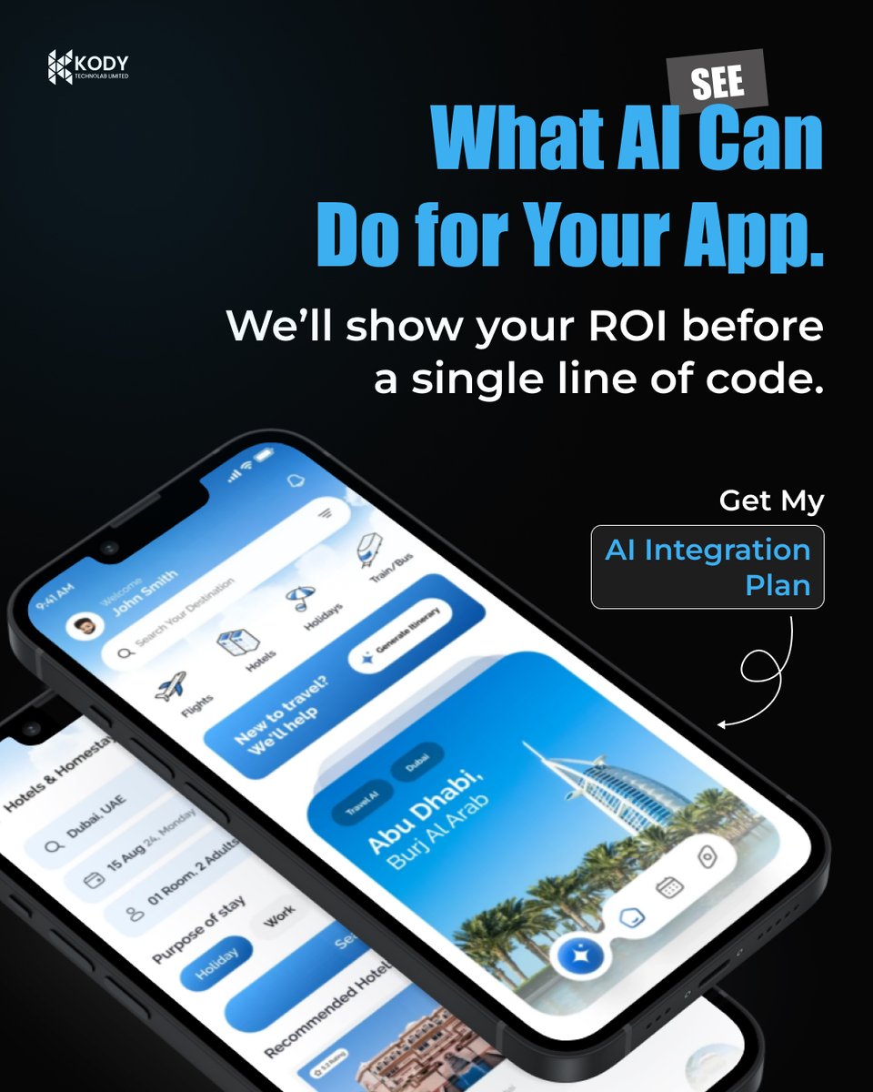 kody_technolab's tweet image. If your app doesn’t learn or adapt, it’s not ready for 2026.
See how AI can upgrade your app
kodytechnolab.com/blog/how-to-in…
#HireAIEngineers #GenerativeAIDevelopmentServices #AIUseCases #AIBusinessIdeas #KodyTechnolab