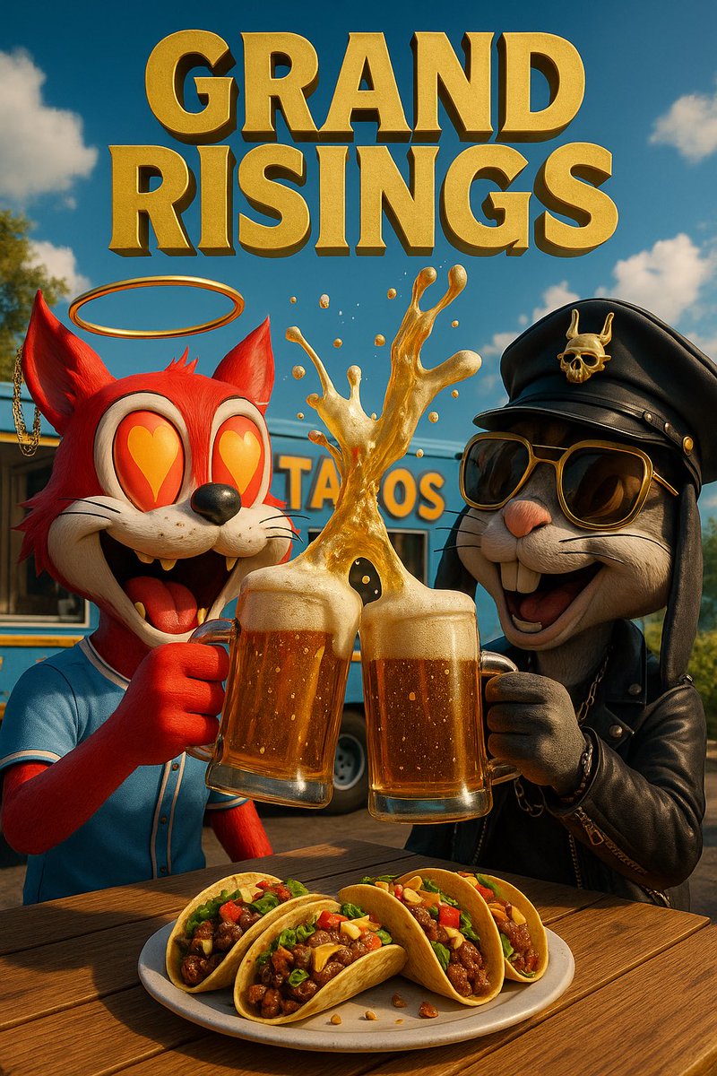 Grand Risings Kings &amp; Queens 🤩🌅

Taco ToonzDay vibes in motion 😋🌮
Good food, good mood, good energy all day long 💯

Enjoy the vibes, Frenz! 👑🫡