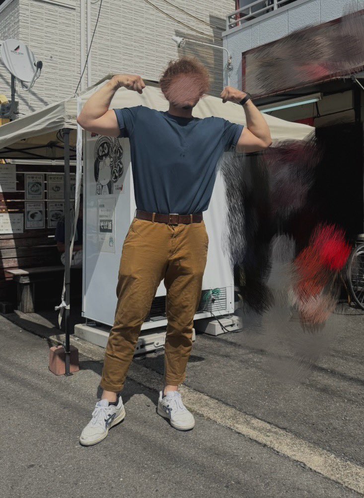 あんまないな
（一応腕回り45cm）

 #上腕二頭筋フェス