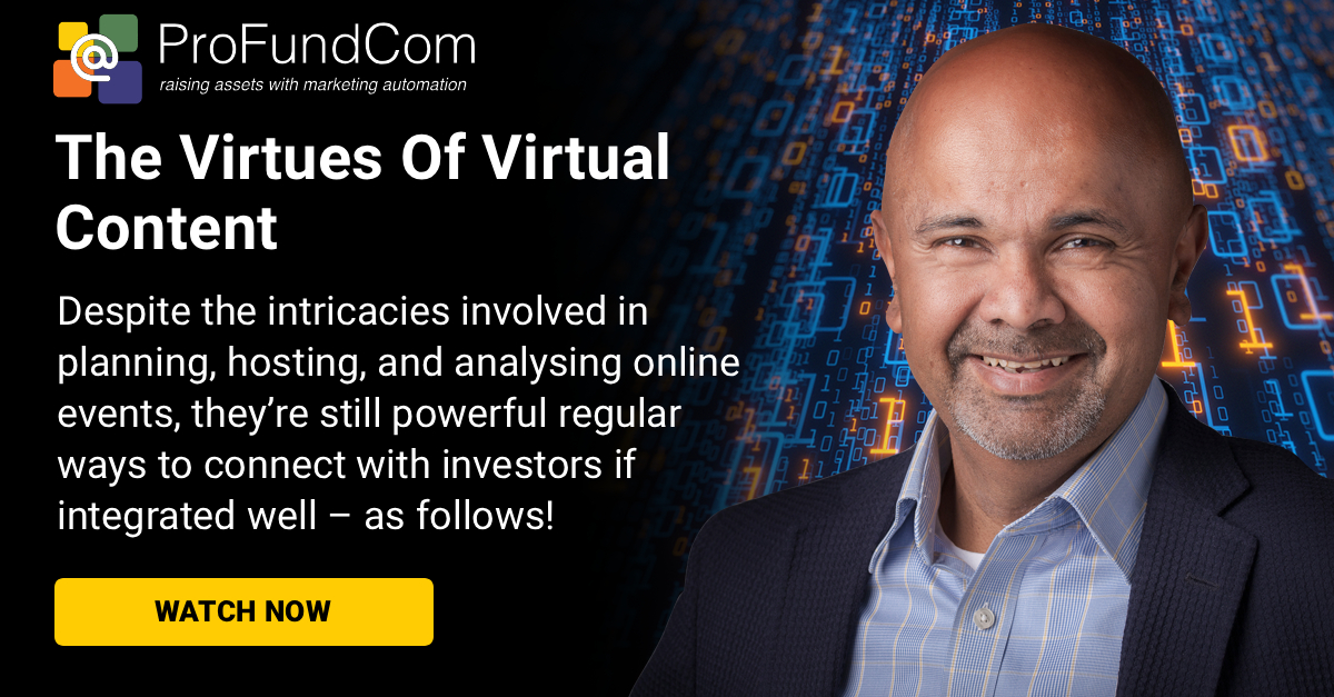 ProFundCom's tweet image. Hosting a virtual investor event soon? These 5 tips will help you boost attendance, engagement, and ROI. Replay now live 👇

botd.ltd/?sua9f 

#FundMarketing #VirtualEvents #InvestorEngagement #MarTech #AssetManagement