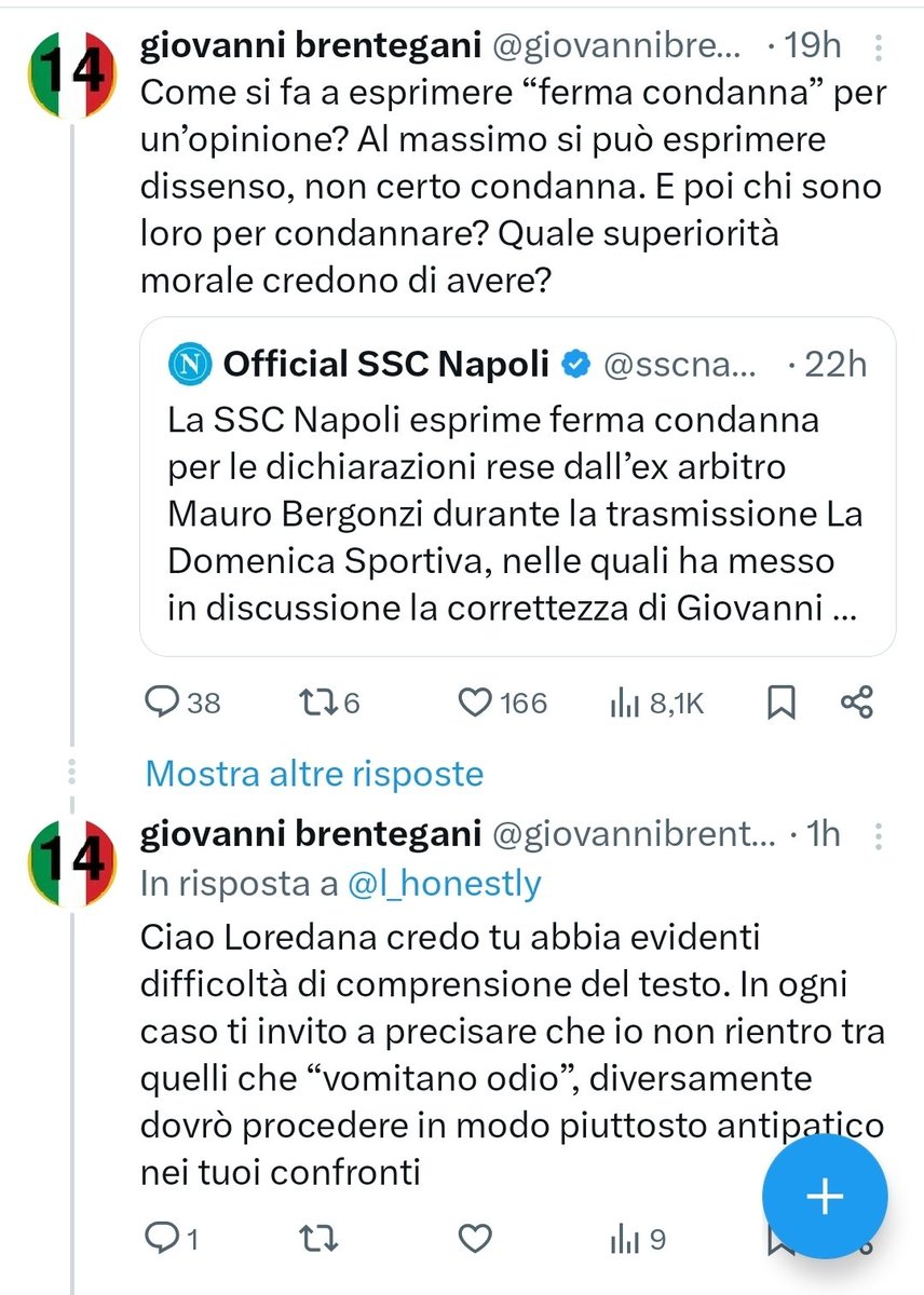 l_honestly's tweet image. Siamo alle minacce e senza aver manco capito la mia risposta che si riferiva a #Bergonzi e non a lui 🤦‍♀️🤦‍♀️🤦‍♀️ #Ingiocabili
