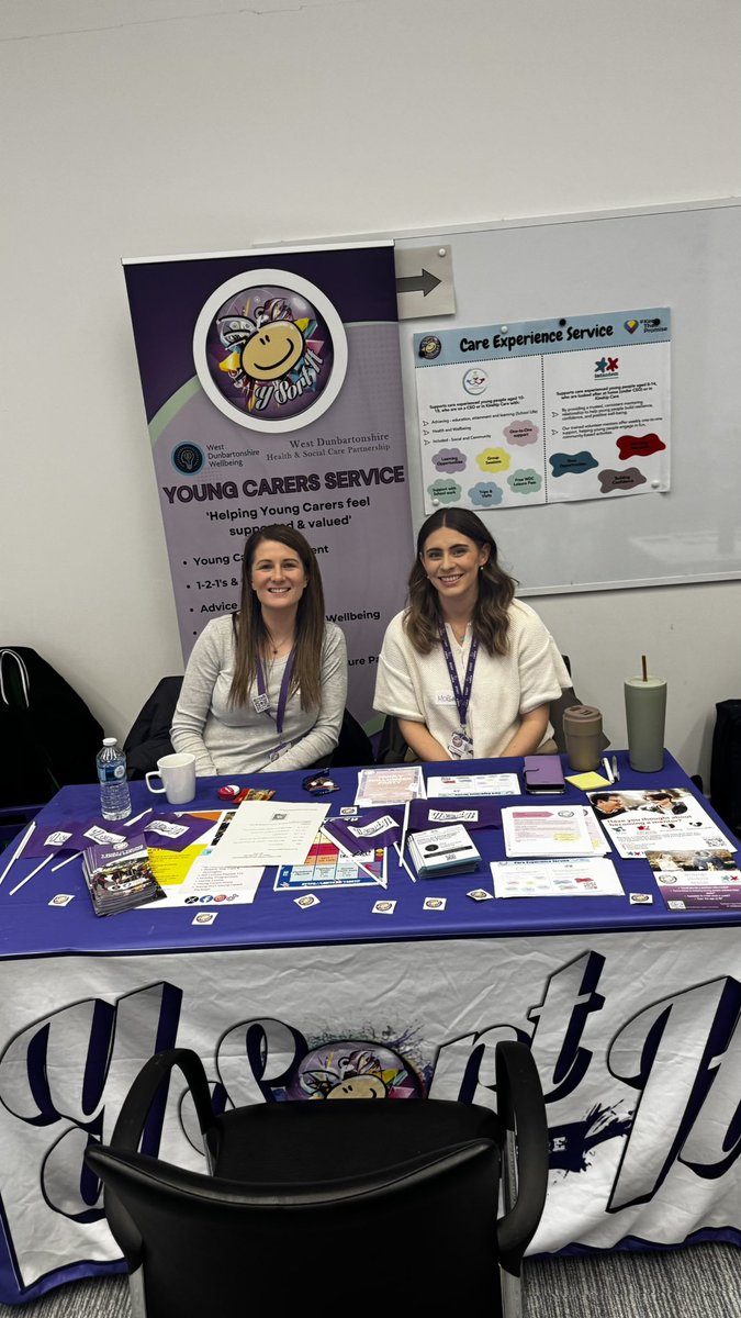 ✨ Out and about today at the West Dunbartonshire HSCP Networking Event! ✨
Morgan, Mark and I are proudly representing @Ysortit, sharing all the amazing work we do to support young people across West Dunbartonshire 💬💛 <a href="/morganysortit/">Morgan</a>