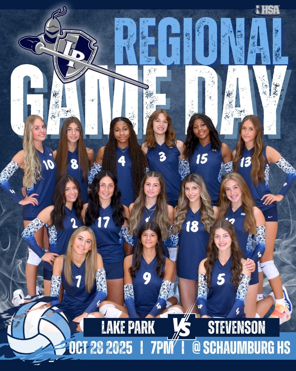 Post season starts tonight!! Come support Lp Lancer Girls Volleyball!

Lake Park vs Stevenson
7pm @ Schaumburg HS 

Let's go Lancers! 💙🏐

🎟️ Tickets:
gofan.co/app/school/IL1…