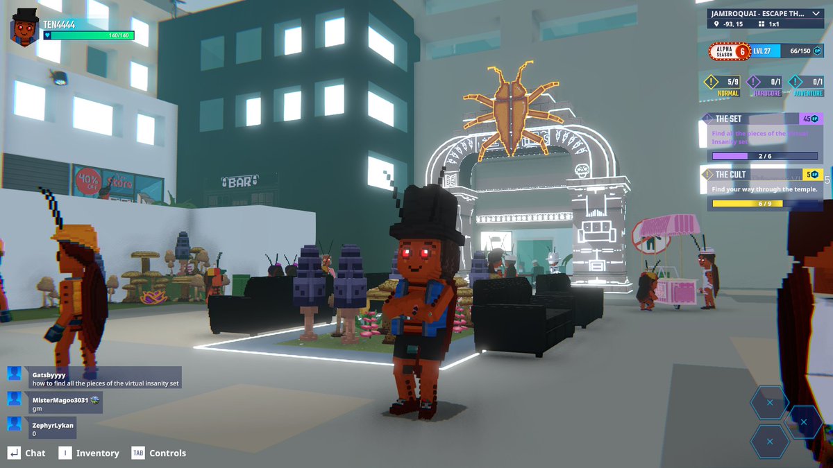 First time in the Plaza, kinda nervous <a href="/TheSandboxGame/">The Sandbox</a>  tsbga.me/TheSandbox