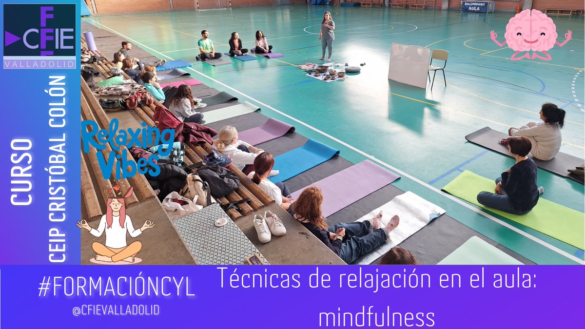 👥En el <a href="/CEIP_Colon/">CEIP Cristóbal Colón</a> se forman en Mindfulness aplicado al contexto escolar con Ana Cabrejas.🏫
☑️Estar en el momento presente sin establecer juicios.
☑️Prestar atención al aquí y ahora: atención plena.
☑️Conectar con la respiración.👤
<a href="/educacyl/">Educación JCyL</a> #FormacionCyL