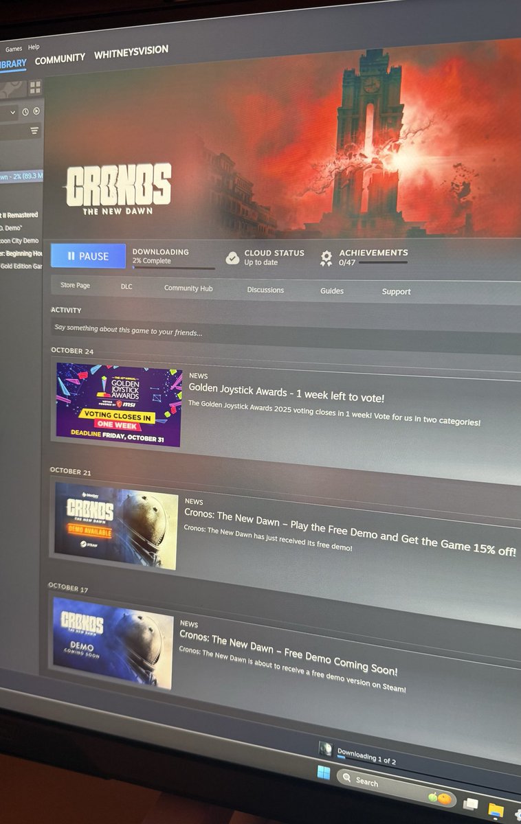 huge thank you to <a href="/BlooberTeam/">Bloober Team | Cronos OUT NOW!</a> for gifting me a copy of <a href="/CronosNewDawn/">Cronos: The New Dawn | OUT NOW!</a> on pc ✨

super excited to dive in for spooky szn 🎃 (ad)