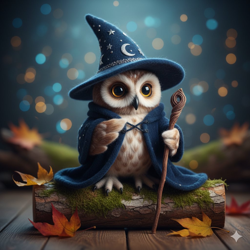 Dress up Animals as your favorite character this Halloween.🔥

Nano Banana on <a href="/GeminiApp/">Google Gemini</a> 

Prompt: A collection of charming, felted animal figurines dressed in various Halloween costumes. Each animal, is uniquely costumed as a classic Halloween character. The scene is set with