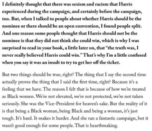 Totally understand how Karine felt because I felt the same and still do. She told no lies.