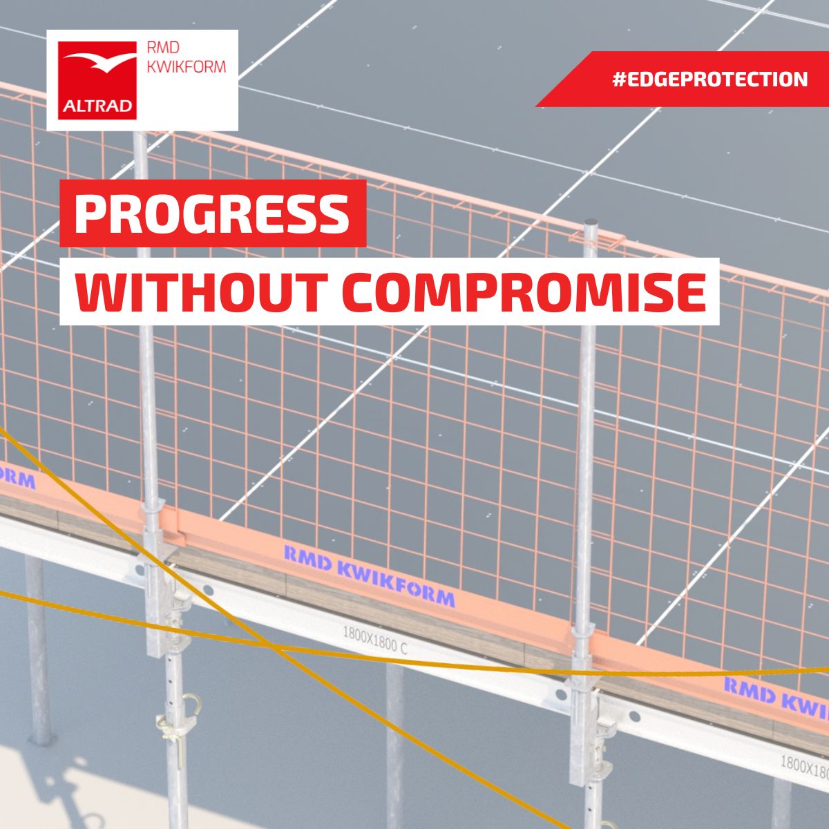 RMDKwikform's tweet image. Edge protection isn&apos;t just a tick-box — it&apos;s key to safe, efficient high-rise work.

Our systems integrate with formwork, slabs &amp;amp; cores to reduce risk and support progress.

🔗 More here: bit.ly/47mQikp

#HighRise #EdgeProtection #SiteSafety