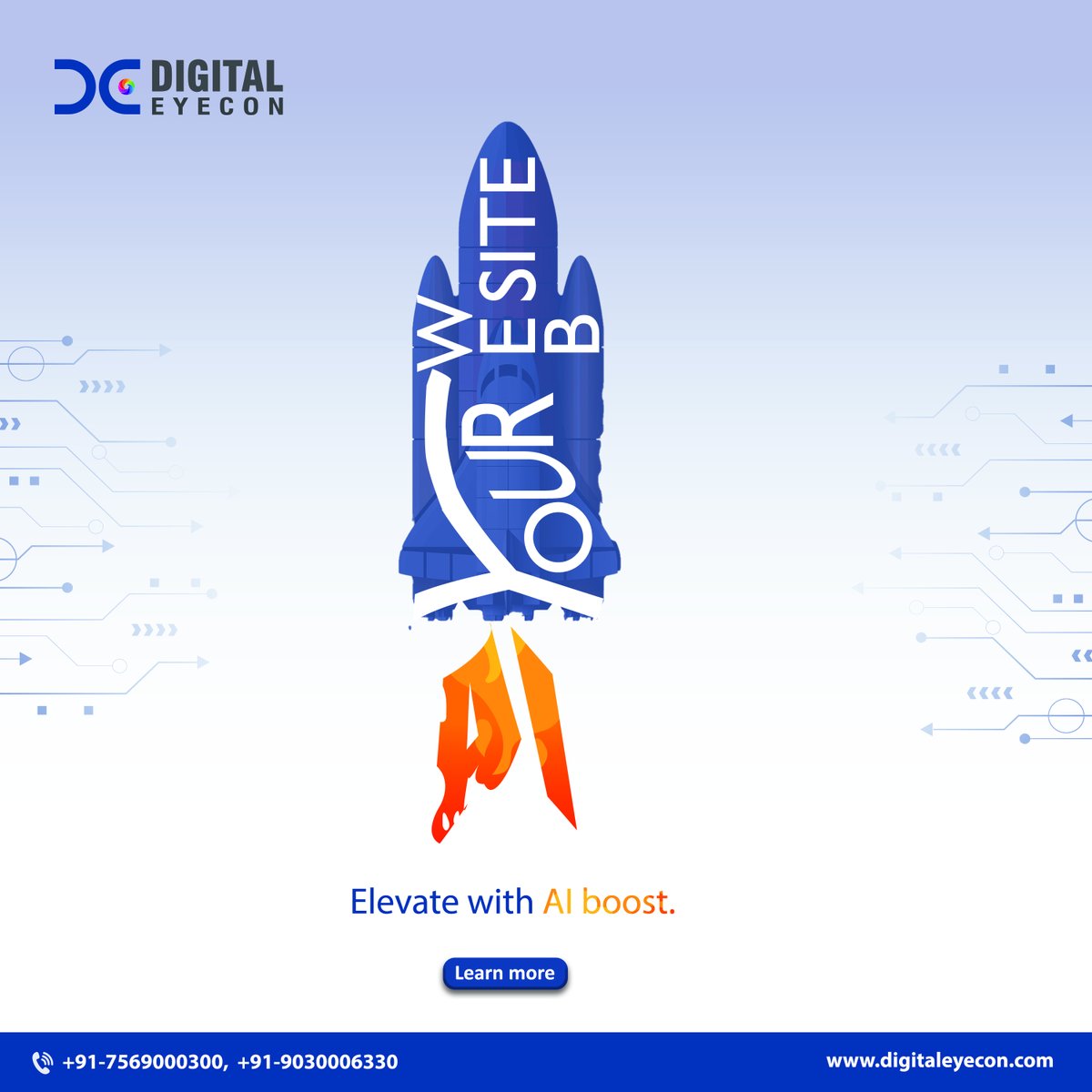 DigitalEyecon's tweet image. Let&apos;s help you take off your digital journey with expert web development solutions powered by AI tools. Contact us to get started.

VISIT US : digitaleyecon.com

#WebDevelopment #AIPoweredSolutions #DigitalTransformation #WebDesignExperts @DigitalEyecon