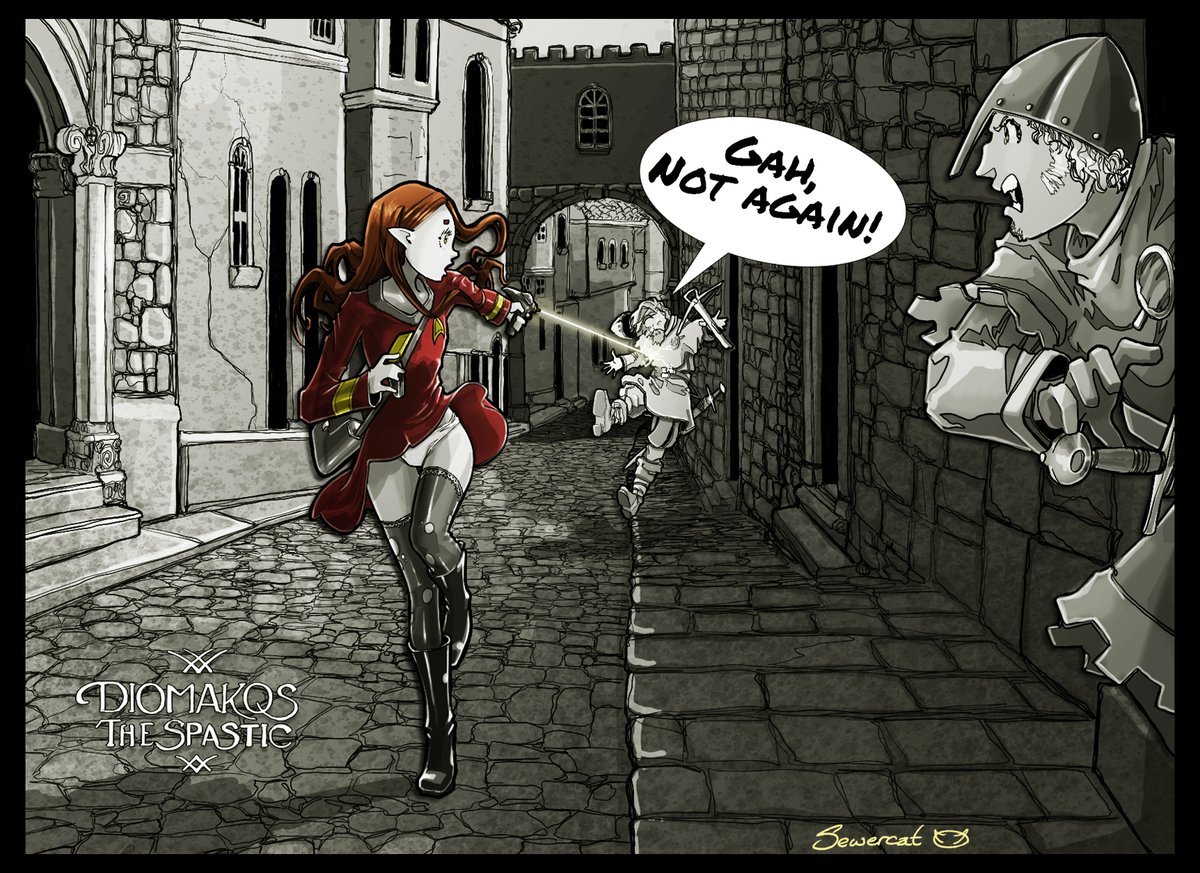 The Halloween party unfolds about as well as expected...