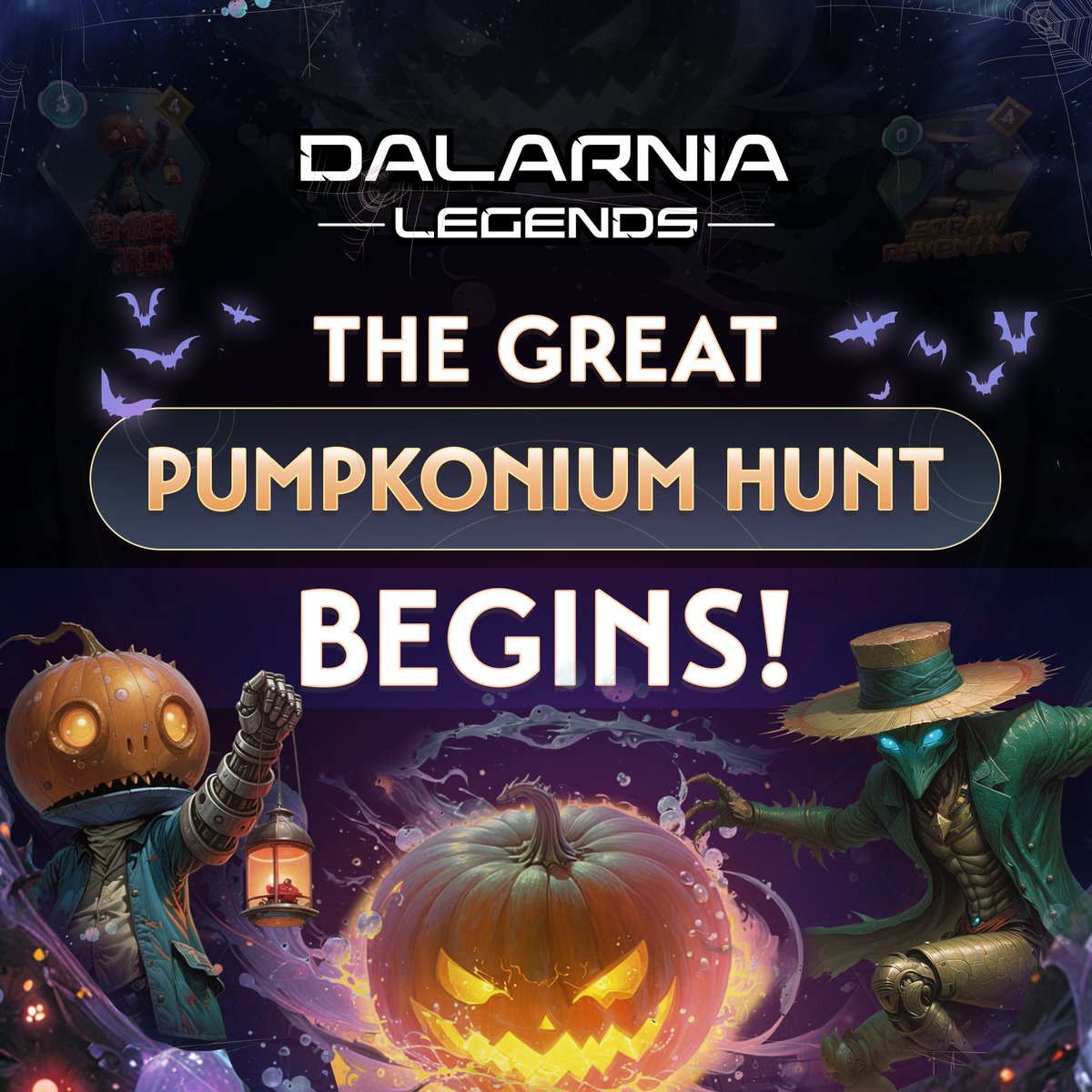 dalarnialegends's tweet image. The Great Pumpkonium Hunt has BEGUN 🎃

The new Crater Gamma CZ and the 4 Halloween Legends have invaded the game. Jump into your matches now and start collecting Pumpkoniums!