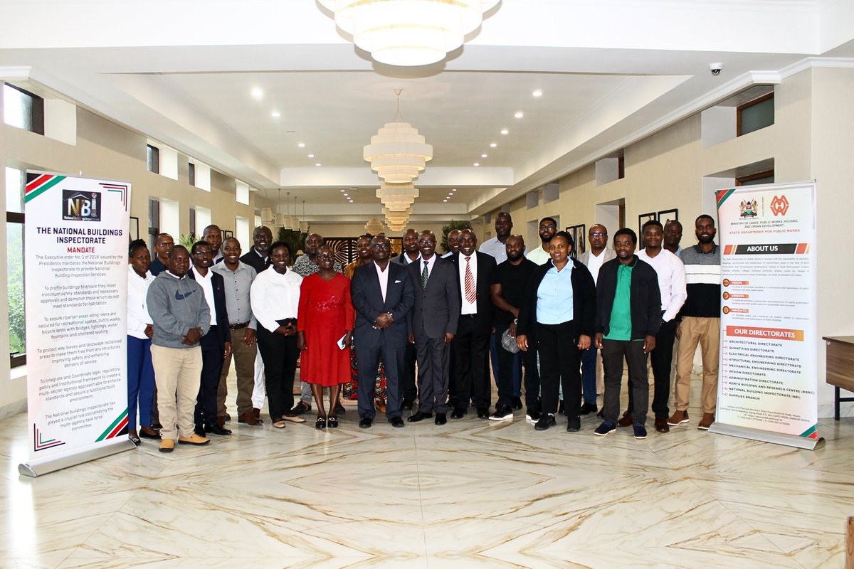 Mr. Nalyanya Wanyonyi, Secretary of Administration at the State Department for Public Works (representing the Principal Secretary), officially inaugurated the ongoing National Accreditation Awareness Forum – Building and Construction Sector in Naivasha.