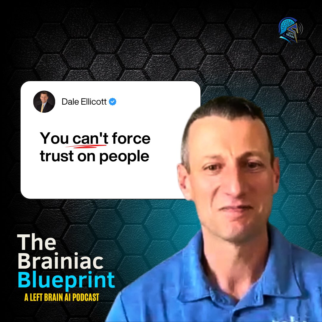 left_brain_ai's tweet image. In Ep 15 of The Brainiac Blueprint, Dale Ellicott of Rely Health reminds us - even the smartest AI can’t shortcut belief.

🎧 Watch the full episode: youtu.be/IRFURRiaXzU