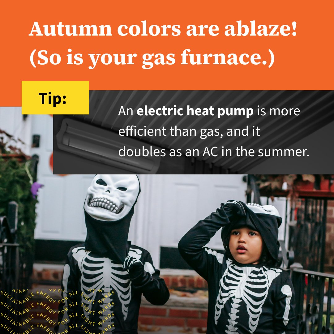 Fall is here and so is Energy Efficiency Month! As temps drop, think about heating smarter. DCSEU has tips + rebates to help you save big with heat pump technology. Learn more: bit.ly/4nwHcXG