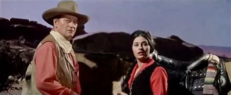 LvClassicFilms's tweet photo. #JohnWayne & #InaBalin in #TheCommencheros, a 1961 film directed by Michael Curtiz, who was ill for most of the shooting & died after the film's release. When too ill to work, Duke took over directing. https://t.co/tpOqPvJrET