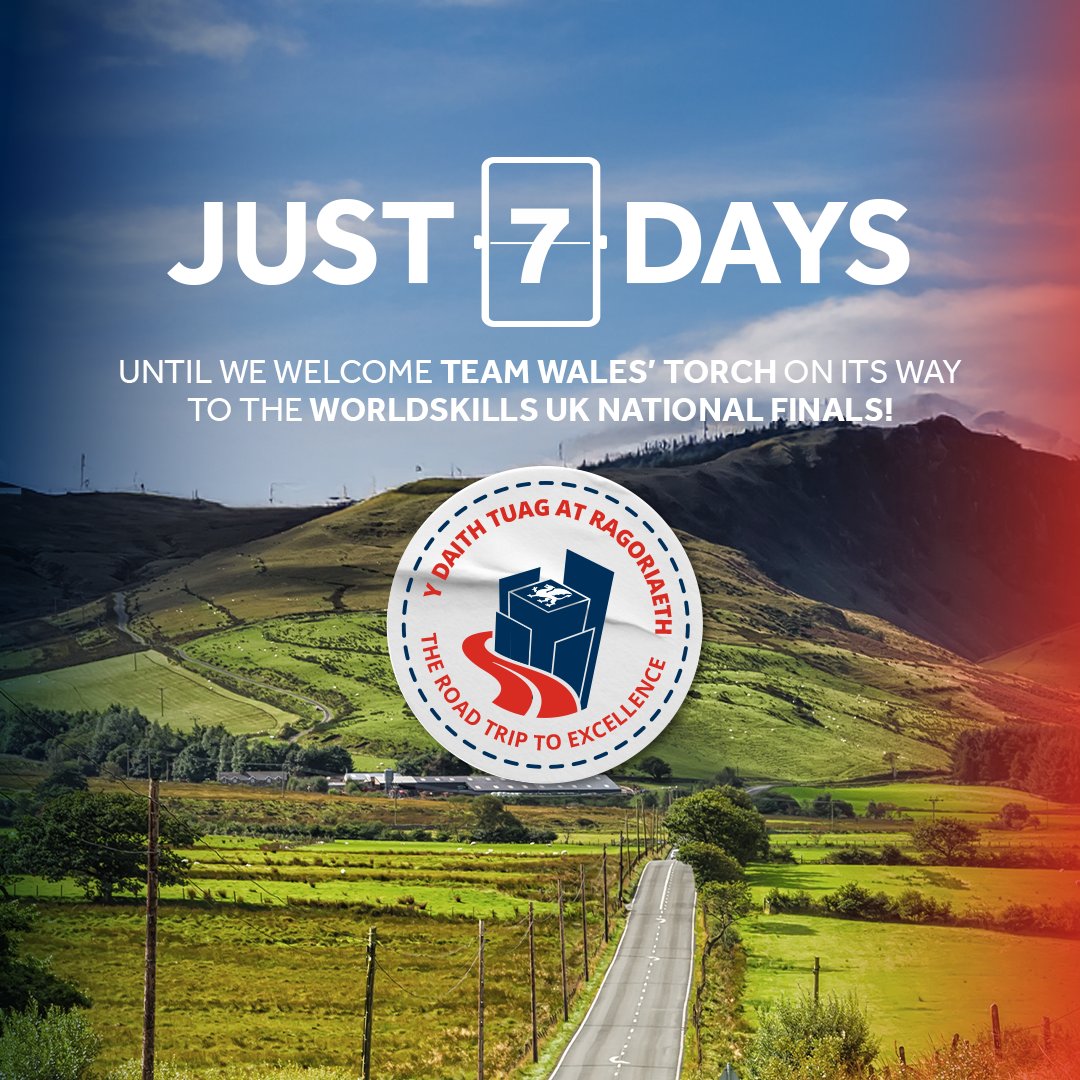 The countdown is on! ⏳

In just 7 days, the <a href="/WorldSkillsUKW/">WorldSkills UK Wales</a> torch arrives at Cambrian Training on its #RoadToExcellence!

Come down and join us to celebrate and be part of the <a href="/ISEinWales/">Inspiring Skills</a> journey.