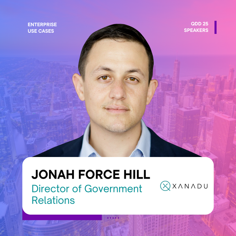 XanaduAI's tweet photo. Just a few more days to #QDD!
Jonah Hill, Director of Government Relations at @XanaduAI, will be showcasing Xanadu's latest enterprise use cases. Get ready to explore how quantum computing is reshaping the business landscape.
Keep your eyes peeled for more updates! 🚀 https://t.co/7PfI7dT9EM
